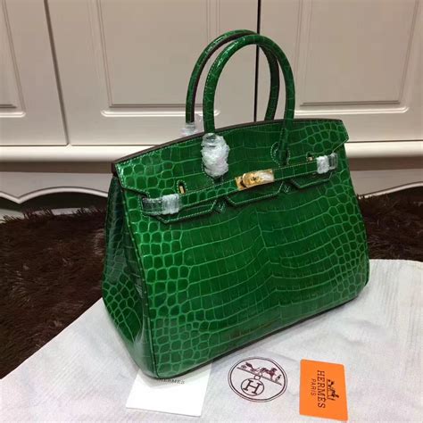 hermes birkin 2018 green brand new|hermes birkin alligator bag price.